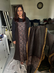 AJRAK linen by linen 2 piece set MF0086